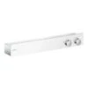Hansgrohe ShowerTablet - Thermostatische Douchekraan 600, Universeel, Voor 2 Functies, Wit/chroom 13108400