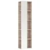 Geberit Citterio - Hoge Open Kast Met Spiegel 1600x400 Mm, Eik Beige 500.569.JI.1