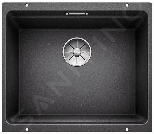Blanco Etagon 500 - Silgranit Spoelbak, 530x460 Mm, Met Verschuifbare Rails, Zwart 525887 3 Blanco Etagon 500 - Silgranit Spoelbak, 530x460 Mm, Met Verschuifbare Rails, Zwart 525887 - Afbeelding 3