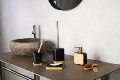 Sapho Ridder Amara - Tandenborstel- En Tandpastahouder, Zwart 2244110 -Woonwinkel 08a4efe201f0a6cd48708b06 1