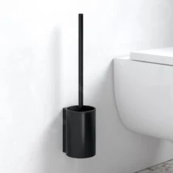 Keuco Plan - Toiletborstel Met Houder, Mat Zwart 14972370200 -Woonwinkel 0cc876971969223d7d46fe6d