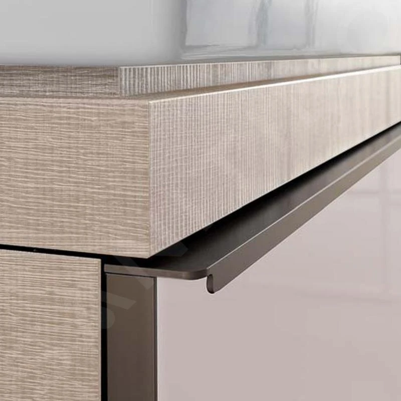 Geberit Citterio - Wastafelonderkast 750 Mm, Glanzend Glas/taupe/licht Eiken 500.557.JI.1 3 Geberit Citterio - Wastafelonderkast 750 Mm, Glanzend Glas/taupe/licht Eiken 500.557.JI.1 - Afbeelding 3