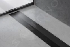 Hansgrohe RainDrain Flex - Douchegoot Met Rvs Rooster 1000, Te Plaatsen In De Ruimte, Inkortbaar, Mat Zwart 56046670 -Woonwinkel 0f2033db2d2551130394b86a