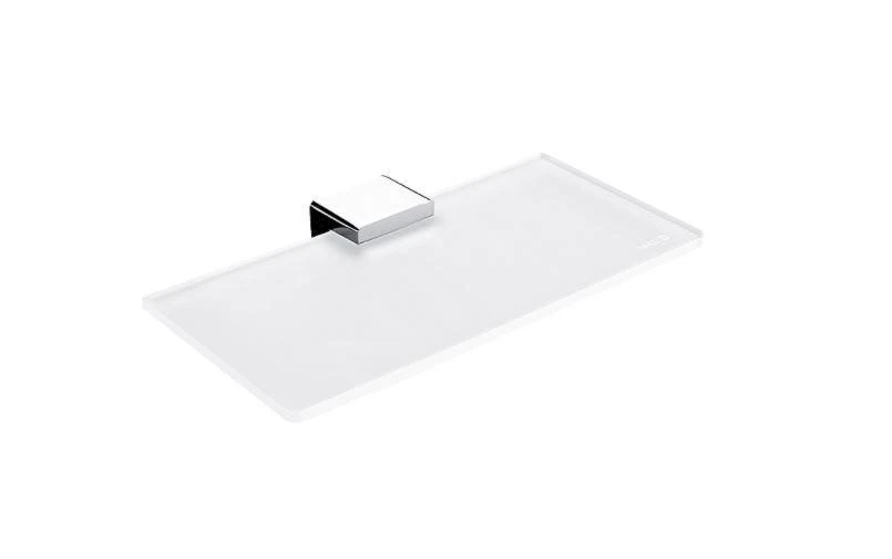 Nimco Kibo - Plank, Lengte 200 Mm, Mat Glas/chroom Ki 14091B-1U-20-26 1 Nimco Kibo - Plank, Lengte 200 Mm, Mat Glas/chroom Ki 14091B-1U-20-26