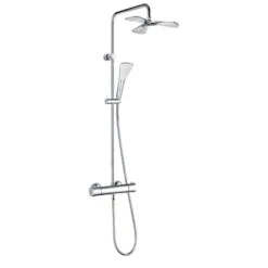 Kludi Fizz - Doucheset Dual Shower System, Met Thermostaat, Chroom 6709505-00