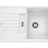 Blanco Zia 45 - Silgranit Spoelbak, 780x500 Mm, Wit 514726