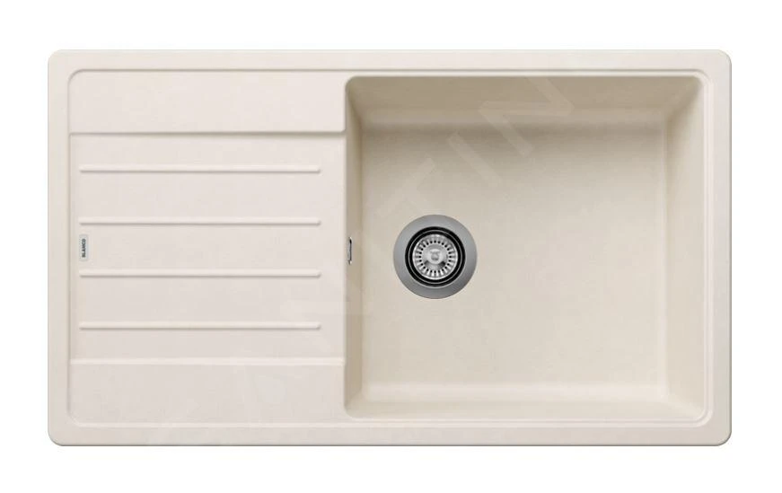 Blanco Legra XL 6 - Silgranit Spoelbak, 860x500 Mm, Zacht Wit 527091 1 Blanco Legra XL 6 - Silgranit Spoelbak, 860x500 Mm, Zacht Wit 527091