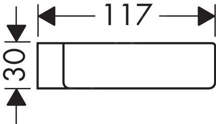 Hansgrohe Casetta - Zeepschaal Voor Unica'E/ Unica'F Douchestangen, Helder Kunststof 28685000 2 Hansgrohe Casetta - Zeepschaal Voor Unica'E/ Unica'F Douchestangen, Helder Kunststof 28685000 - Afbeelding 2