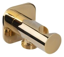 Sapho Douches - Wandaansluitbocht Met Houder, Goud SG403OR