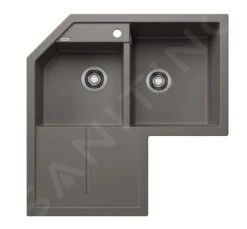 Blanco Metra 9 - Silgranit Spoelbak, 830x830 Mm, Grijs 526798