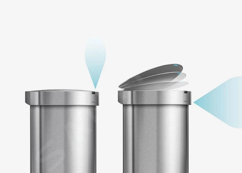 Simplehuman Afvalemmers - Afvalbak Met Sensor, 45 L, Gebrosteld Rvs ST2009 12 Simplehuman Afvalemmers - Afvalbak Met Sensor, 45 L, Gebrosteld Rvs ST2009 - Afbeelding 12