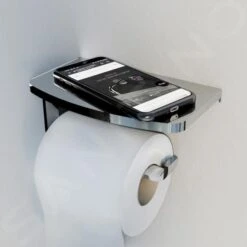 Steinberg 450 - Toiletrolhouder Met Planchet, Chroom 450 2820 -Woonwinkel 268d0e0fe5ac139e2ffdf7d9