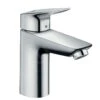 Hansgrohe Logis - Wastafelkraan CoolStart 100, Met Waste, Chroom 71102000