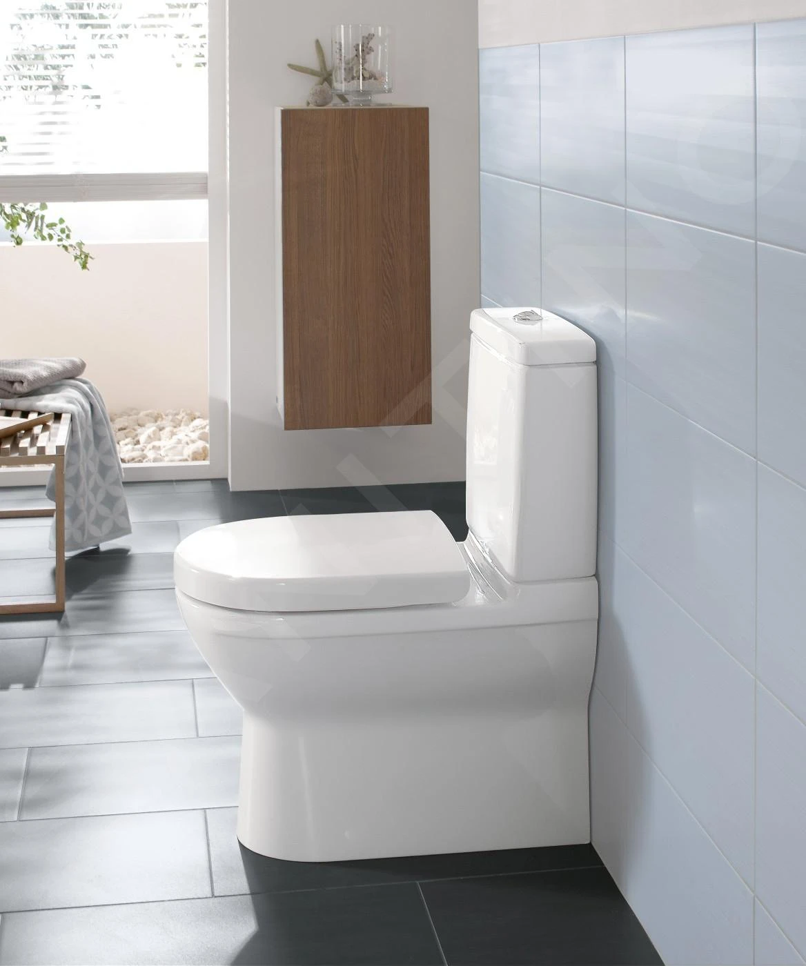 Villeroy & Boch O.novo - Staande Toiletpot, Vario Afvoer, CeramicPlus, Alpine Wit 565810R1 3 Villeroy & Boch O.novo - Staande Toiletpot, Vario Afvoer, CeramicPlus, Alpine Wit 565810R1 - Afbeelding 3