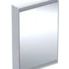 Geberit ONE - Spiegelkast Met LED-verlichting, 600x900x150 Mm, Scharnieren Rechts, Aluminium 505.811.00.1