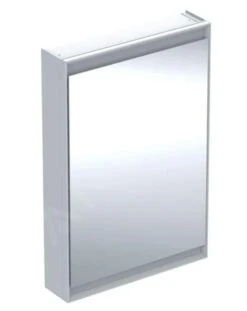 Geberit ONE - Spiegelkast Met LED-verlichting, 600x900x150 Mm, Scharnieren Rechts, Wit 505.811.00.2