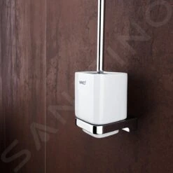 Nimco Maya - WC-borstel Met Houder, Witte Keramiek/chroom MA 29094KN-26 -Woonwinkel 28e46d966be92c02b7dc9a98