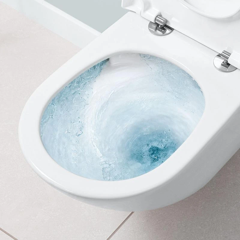Villeroy & Boch Subway 3.0 - Hangend Toilet, TwistFlush, DirectFlush, CeramicPlus, Stone White 4670T0RW 3 Villeroy & Boch Subway 3.0 - Hangend Toilet, TwistFlush, DirectFlush, CeramicPlus, Stone White 4670T0RW - Afbeelding 3