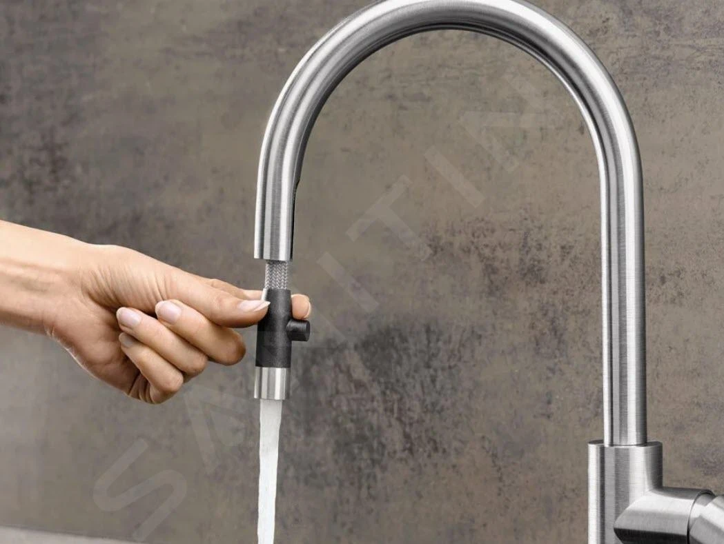 Blanco Candor S - Keukenkraan Met Uittrekbare Sproeikop, Geborsteld Rvs 523121 6 Blanco Candor S - Keukenkraan Met Uittrekbare Sproeikop, Geborsteld Rvs 523121 - Afbeelding 6