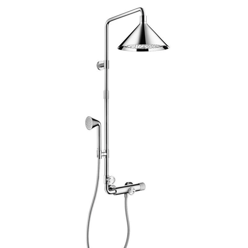Axor Showerpipe Front - Showerpipe 279 Mm 2jet, Thermostatische Douchekraan, Chroom 26020000 1 Axor Showerpipe Front - Showerpipe 279 Mm 2jet, Thermostatische Douchekraan, Chroom 26020000