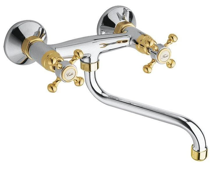 Sapho Reitano Rubinetteria Antea - Antea Keukenkraan, Chroom/goud 3062 1 Sapho Reitano Rubinetteria Antea - Antea Keukenkraan, Chroom/goud 3062