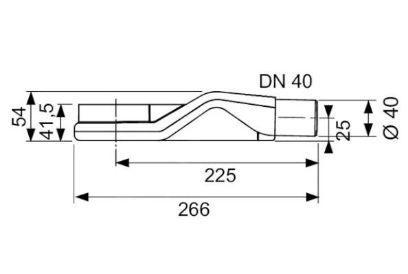 Tece Toebehoren - Sifon Voor Extra Lage Douchegoot, Zijaansluiting Aan Een Afvoer DN 40 650004 2 Tece Toebehoren - Sifon Voor Extra Lage Douchegoot, Zijaansluiting Aan Een Afvoer DN 40 650004 - Afbeelding 2