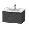 Duravit Ketho.2 - Wastafelkast 440x784x455 Mm, 1 Lade, Grafiet Mat K25083049490000