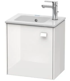 Duravit Brioso - Wastafelonderkast 442x420x289 Mm, Links, 1 Deur, Glans Wit BR4000L2222