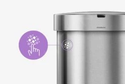 Simplehuman Afvalemmers - Afvalbak Met Sensor, 45 L, Gebrosteld Rvs ST2009 21 Simplehuman Afvalemmers - Afvalbak Met Sensor, 45 L, Gebrosteld Rvs ST2009 -Woonwinkel 3b0155da9f151690679ed0ec