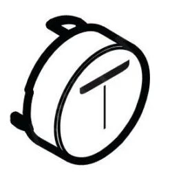 Hansgrohe Toebehoren - Select-knop Mono, Wit 92576450