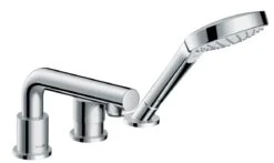Hansgrohe Talis S - Badrandmengkraan, 3-gats Installatie, Chroom 72417000