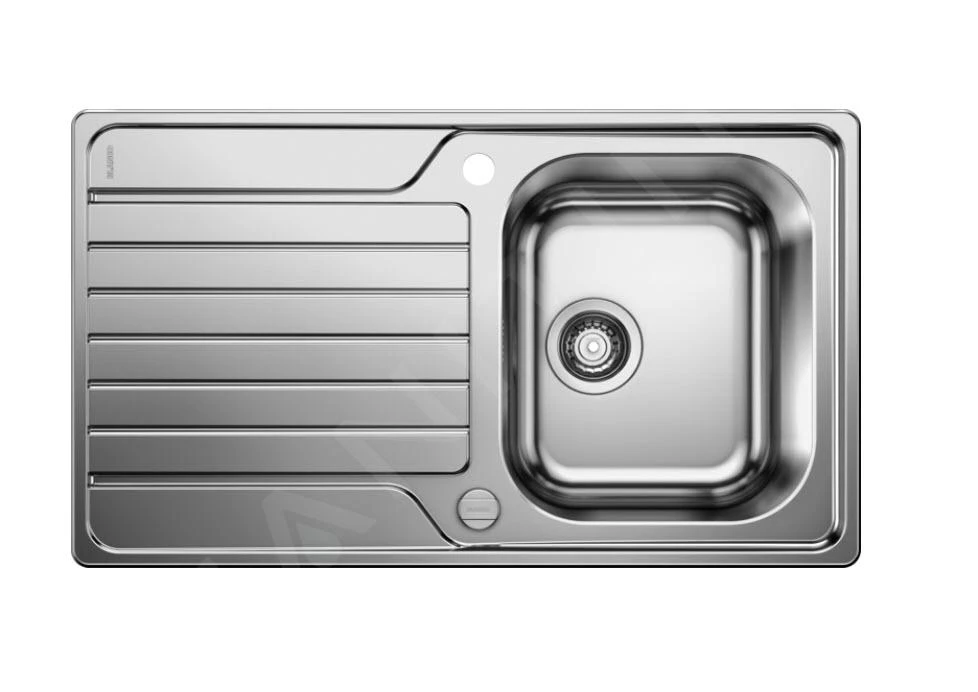 Blanco Dinas 45 - Spoelbak, 860x500 Mm, Met Afvoerregeling, Geborsteld Rvs 523378
