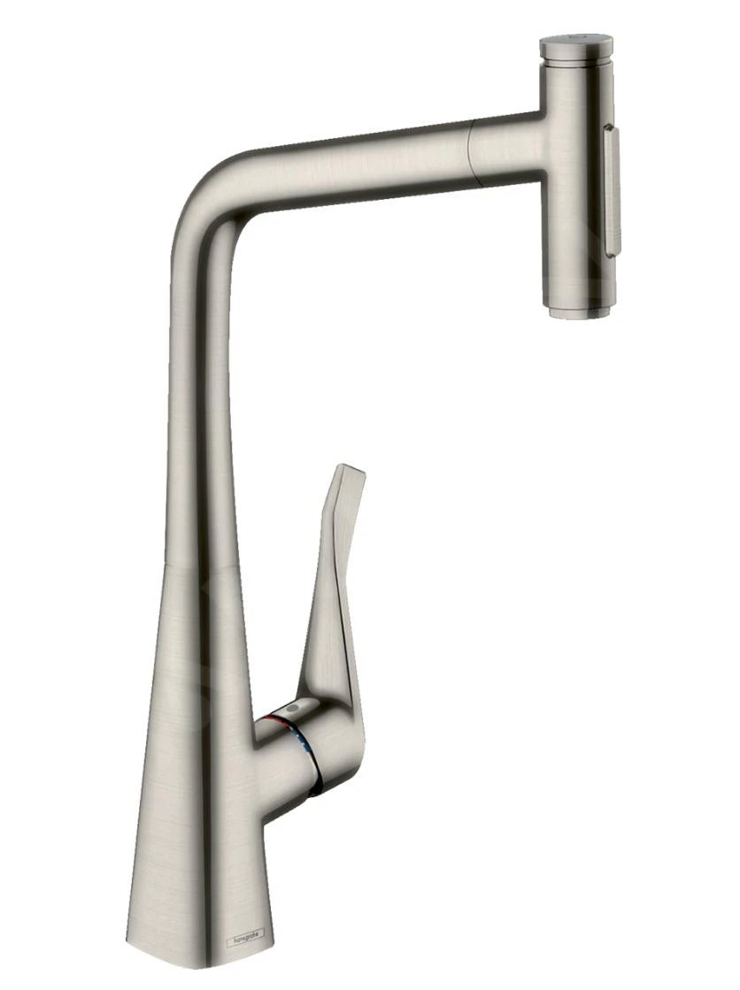 Hansgrohe M71 - Keukenkraan M7117-H320 Met Uittrekbare Handdouche, SBOX, RVS Look 73816800 1 Hansgrohe M71 - Keukenkraan M7117-H320 Met Uittrekbare Handdouche, SBOX, RVS Look 73816800