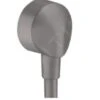 Hansgrohe Fixfit - Wandaansluitbocht E Zonder Terugslagklep, Geborsteld Zwart Chroom 27454340