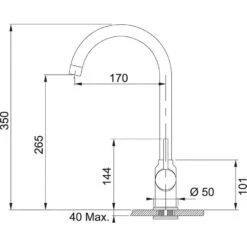 Franke Sets - Set T95, Tectonite Spoelbak OID 611-62 En Kraan FP 9000.084, Grijs 143.0675.617 -Woonwinkel 43bf0519b81f027f8b140207