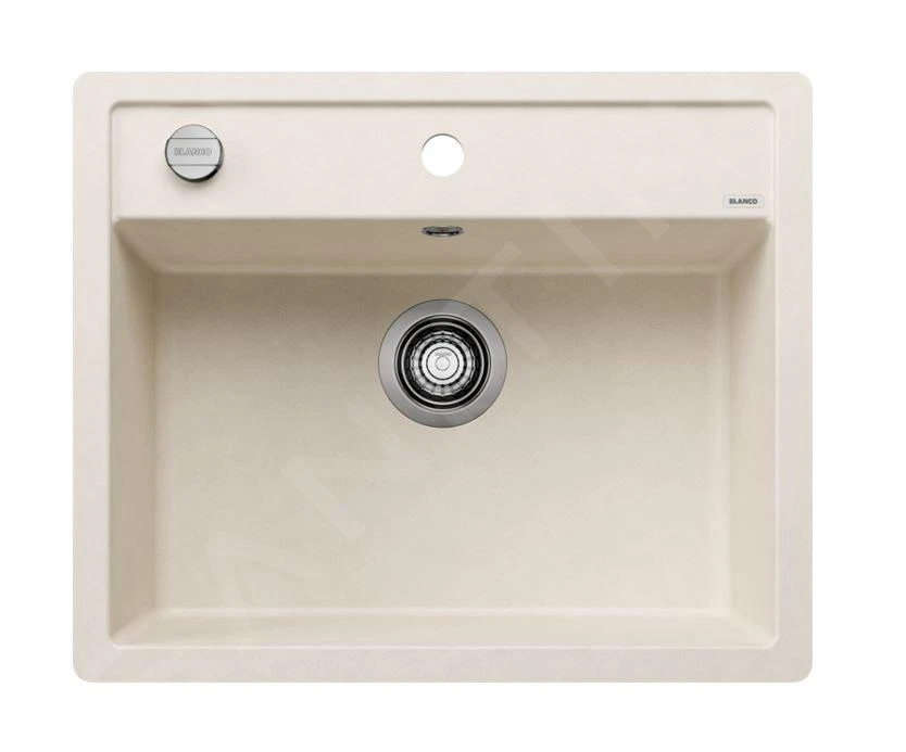Blanco Dalago 6 - Silgranit Spoelbak, 605x500 Mm, Met Afvoerbediening, Zacht Wit 527064 1 Blanco Dalago 6 - Silgranit Spoelbak, 605x500 Mm, Met Afvoerbediening, Zacht Wit 527064