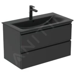 Ideal Standard Tesi - Wastafel Onderkast, 800x440x490 Mm, Zwart T0051ZT -Woonwinkel 4a353cb9c098f504e050a78c