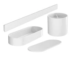 Hansgrohe WallStoris - Badkamer Accessoireset, Mat Wit 27968700
