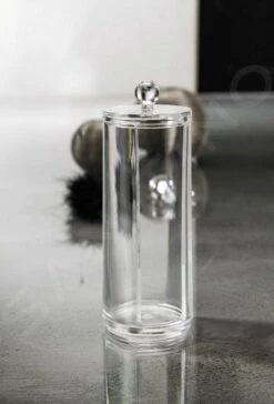 Compactor Make-up Organizer - Wattenschijfjeshouder, Doorschijnend Kunststof RAN5059 -Woonwinkel 4b36dd7fdaca5ee6d6ec236b