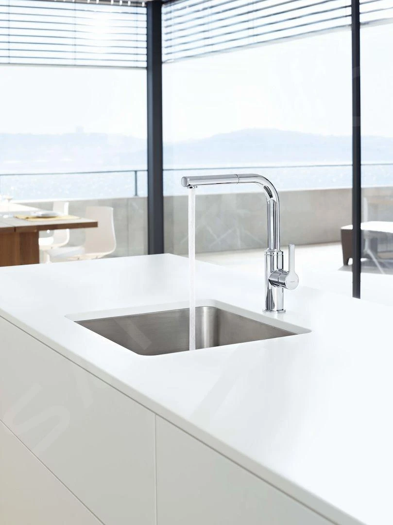 Hansa Ronda - Keukenkraan Met Uittrekbare Vuistdouche, Chroom 54912273 4 Hansa Ronda - Keukenkraan Met Uittrekbare Vuistdouche, Chroom 54912273 - Afbeelding 4