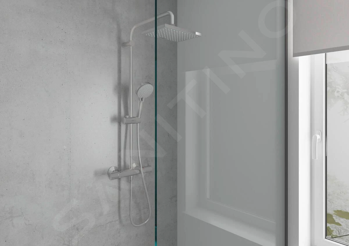 Hansgrohe Vernis Shape - Doucheset Showerpipe 230 Met Thermostaat, EcoSmart, Chroom 26097000 9 Hansgrohe Vernis Shape - Doucheset Showerpipe 230 Met Thermostaat, EcoSmart, Chroom 26097000 - Afbeelding 9