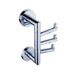 Nimco Unix - Handdoekhaak 3-voudig, Draaibaar, Chroom UN 13099-26