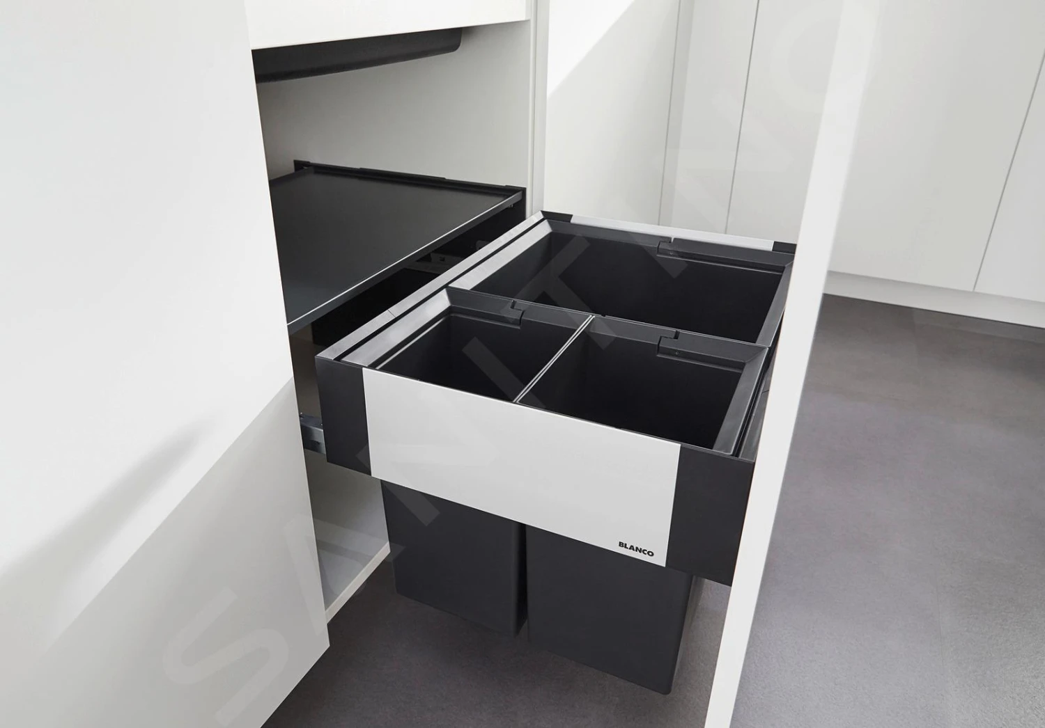 Blanco Select - Inbouw Afvalemmer, Met Scheidingswand, Inhoud 46 L 526205 3 Blanco Select - Inbouw Afvalemmer, Met Scheidingswand, Inhoud 46 L 526205 - Afbeelding 3