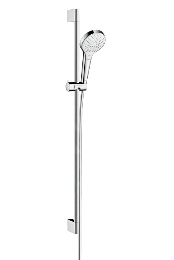 Hansgrohe Croma Select S - Vario Glijstangset 0,90 M, Wit/chroom 26572400 1 Hansgrohe Croma Select S - Vario Glijstangset 0,90 M, Wit/chroom 26572400