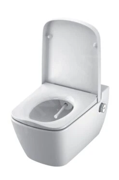 Geberit Duofix - Inbouwreservoir Voor Hangend Toilet Met SIGMA50 Bedieningsknop, Alpine Wit + Tece One - Hangend Douche-wc En Wc-bril, Rimless, SoftClose 111.355.00.5 NT8 -Woonwinkel 58ab5af318f99754a3d88906