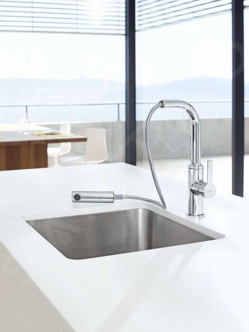 Hansa Ronda - Keukenkraan Met Uittrekbare Vuistdouche, Chroom 54912273 6 Hansa Ronda - Keukenkraan Met Uittrekbare Vuistdouche, Chroom 54912273 - Afbeelding 6