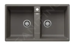 Blanco Zia 9 - Silgranit Spoelbak, 860x500 Mm, Grijs 527393