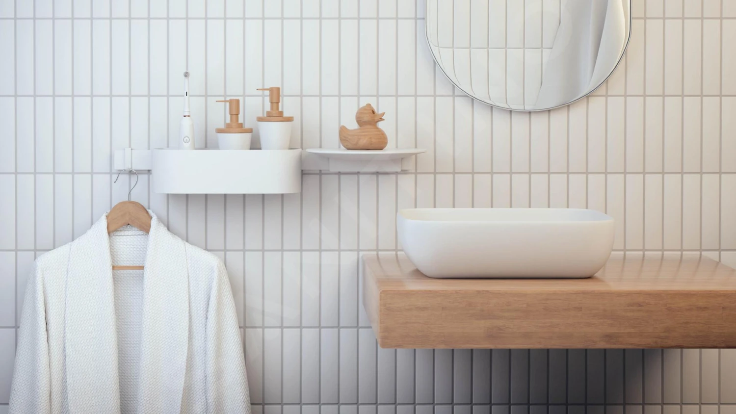 Hansgrohe WallStoris - Wandstang 500 Mm, Mat Wit 27902700 3 Hansgrohe WallStoris - Wandstang 500 Mm, Mat Wit 27902700 - Afbeelding 3