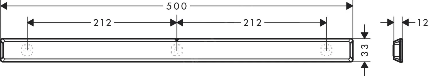 Hansgrohe WallStoris - Wandstang 500 Mm, Mat Wit 27902700 2 Hansgrohe WallStoris - Wandstang 500 Mm, Mat Wit 27902700 - Afbeelding 2
