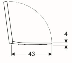 Geberit Selnova Square - WC-zitting, Duroplast, Wit 501.555.01.1 -Woonwinkel 65e146b157b4d925edfb4ab8